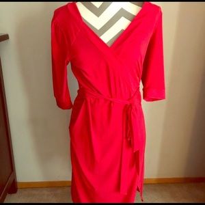 Merona Red Wrap Dress